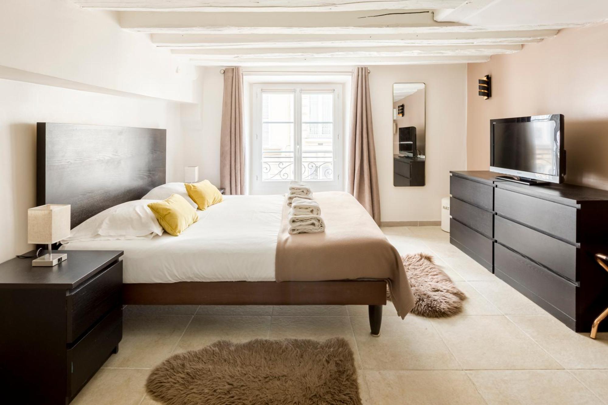 Rivoli Vieille Du Temple With Ac Apartment Париж Екстериор снимка