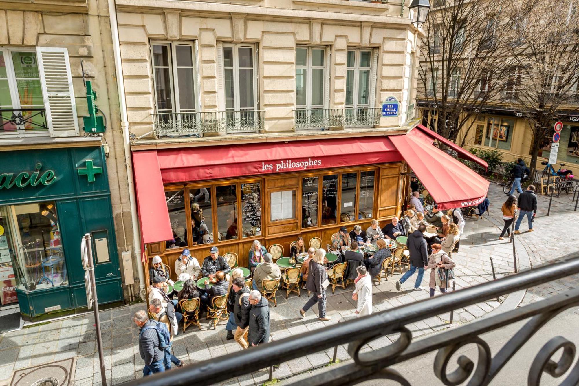 Rivoli Vieille Du Temple With Ac Apartment Париж Екстериор снимка